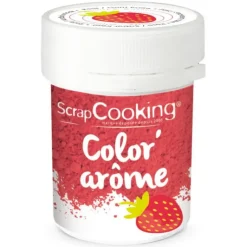 SCRAPCOOKING Color'Arôme Rose / Fraise 10g New