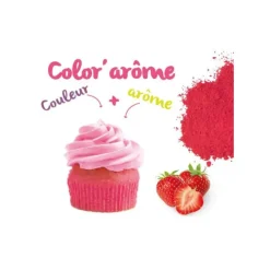 SCRAPCOOKING Color'Arôme Rose / Fraise 10g New