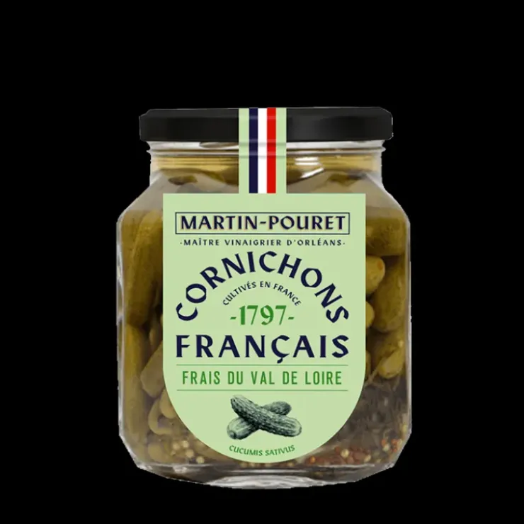 MARTIN POURET Cornichons Français au Vinaigre d'Orléans 270g Discount