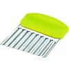 IBILI Coupe Légume Inox Ondulé Vert 8 cm x H 10 cm Outlet