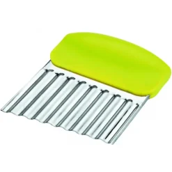 IBILI Coupe Légume Inox Ondulé Vert 8 cm x H 10 cm Outlet