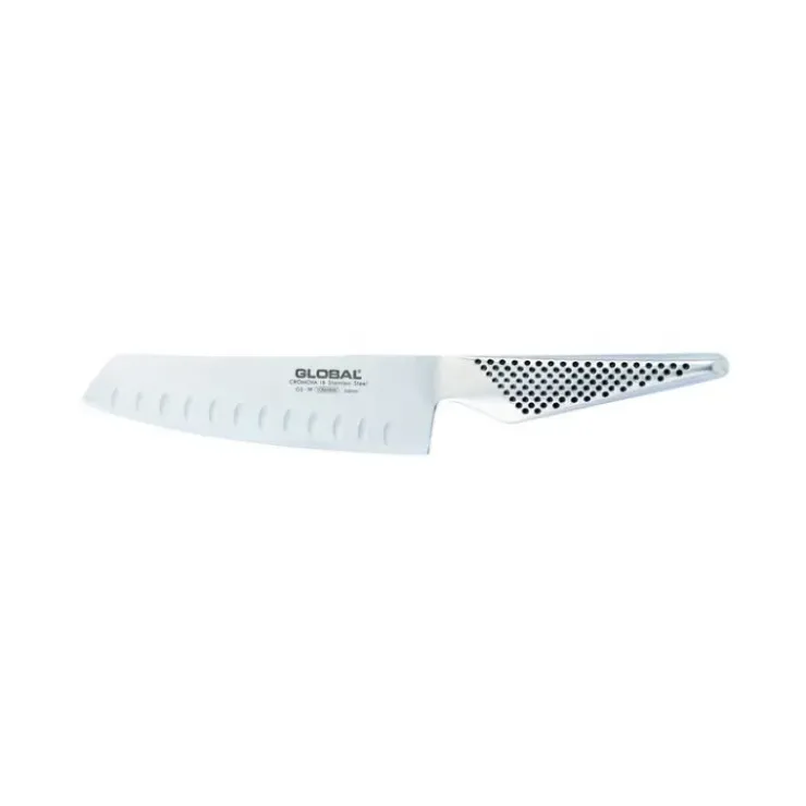 GLOBAL Couperet à Légumes lame alvéolée 180 mm G81 Discount