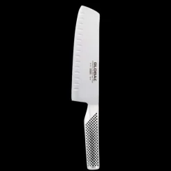 GLOBAL Couperet à Légumes lame alvéolée 180 mm G81 Discount