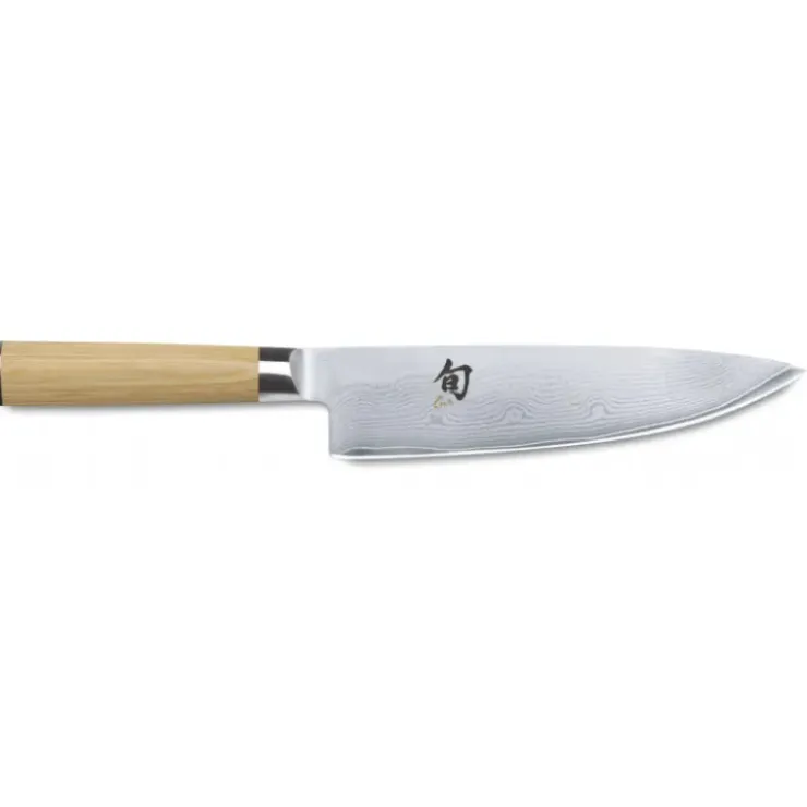 KAI Couteau de Chef 20 cm Shun Classic White Damas