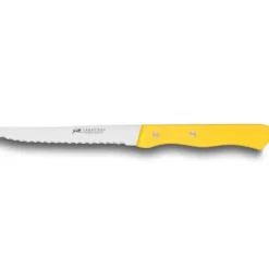 SABATIER Couteau de Table Cranté 10,5 cm Jaune New
