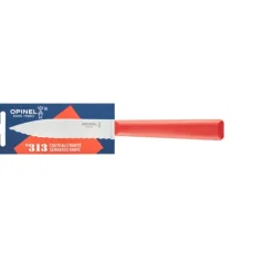 OPINEL Couteau d'Office 10 cm Cranté Rouge Les Essentiels + Best