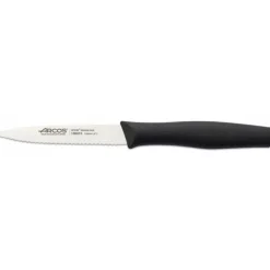 ARCOS Couteau d'Office Cranté Inox 10 cm Noir NOVA Outlet