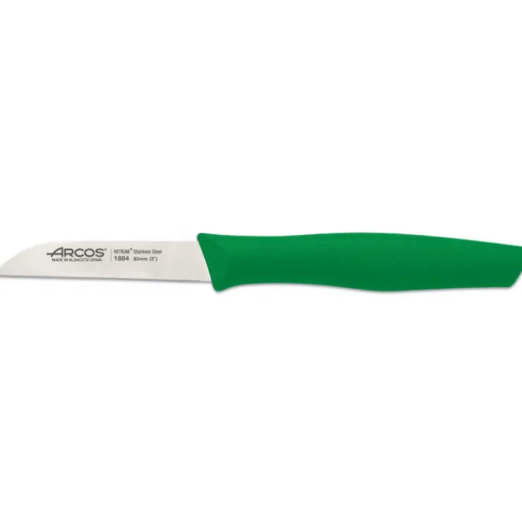 ARCOS Couteau d'Office Inox 8 cm Vert NOVA New