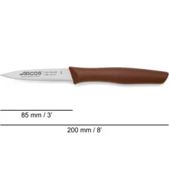 ARCOS Couteau d'Office Inox 8,5 cm Marron NOVA New