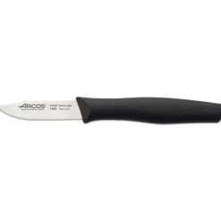 ARCOS Couteau d'Office Inox 7 cm Noir NOVA