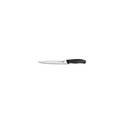 VICTORINOX Couteau Filet de Sole 20 cm Lame Flexible Noir