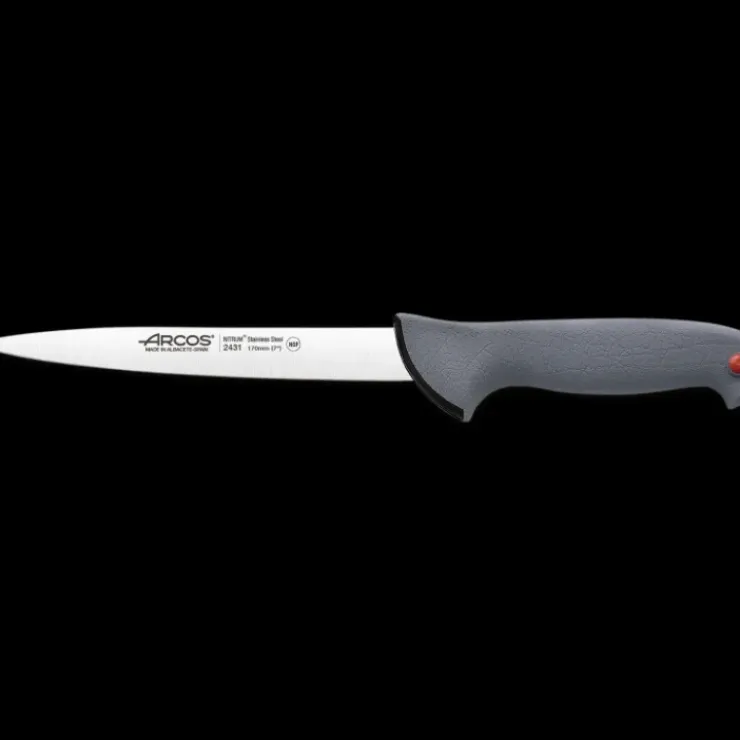 ARCOS Couteau Filet de Sole Rouge 17 cm COLOUR PROF Clearance