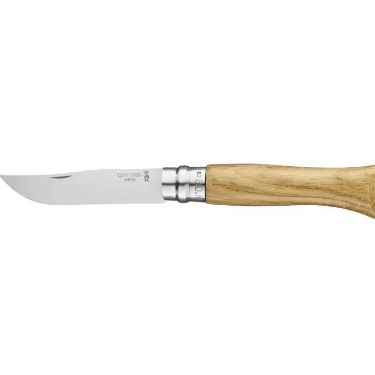 OPINEL Couteau N°9 avec Manche en Chêne Sale