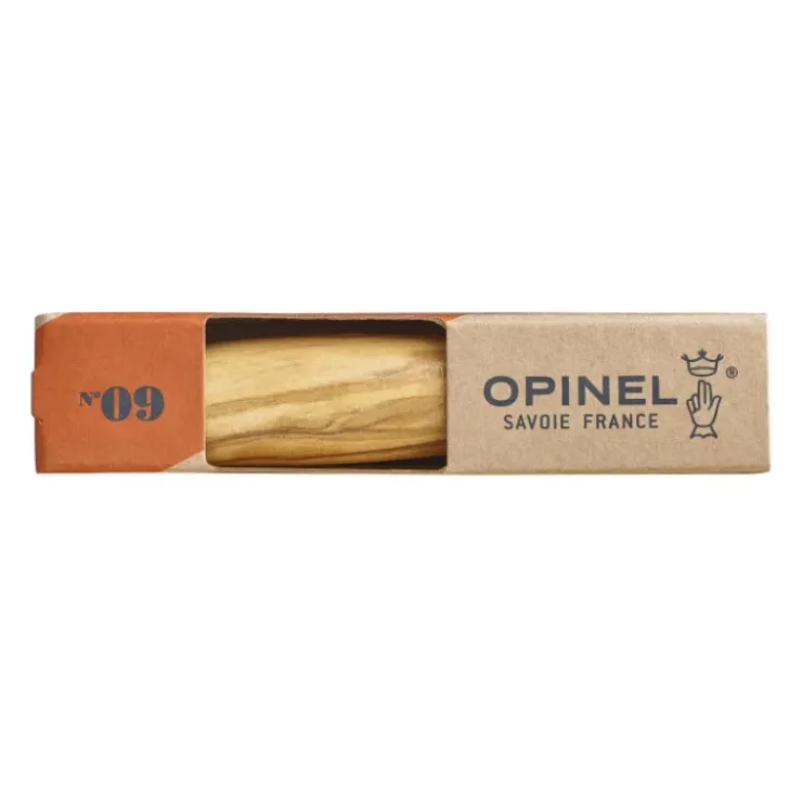 OPINEL Couteau N°9 avec Manche en Olivier Clearance