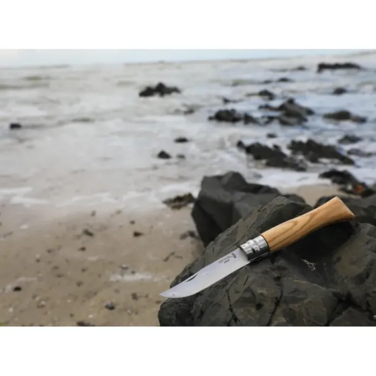 OPINEL Couteau N°9 avec Manche en Olivier Clearance