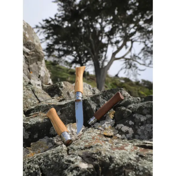 OPINEL Couteau N°9 avec Manche en Olivier Clearance