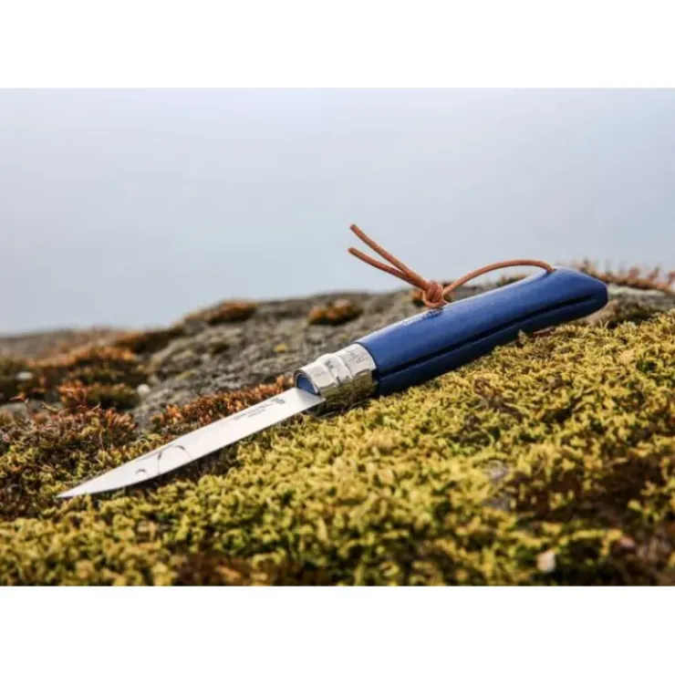 OPINEL Couteau N°8 Baroudeur Bleu Foncé Colorama Best
