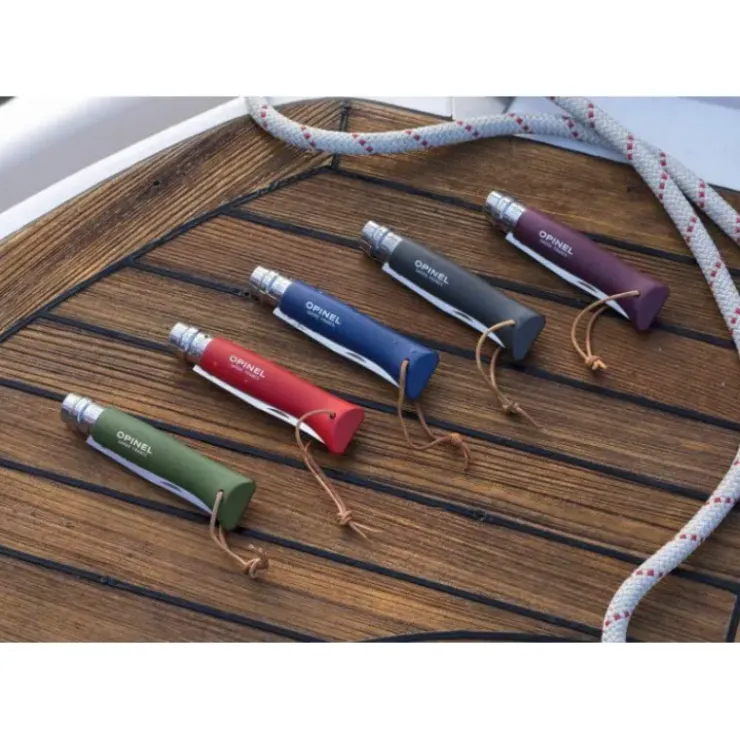 OPINEL Couteau N°8 Baroudeur Bleu Foncé Colorama Best