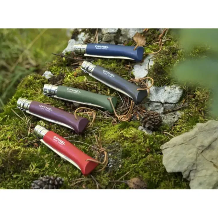 OPINEL Couteau N°8 Baroudeur Kaki Colorama Discount
