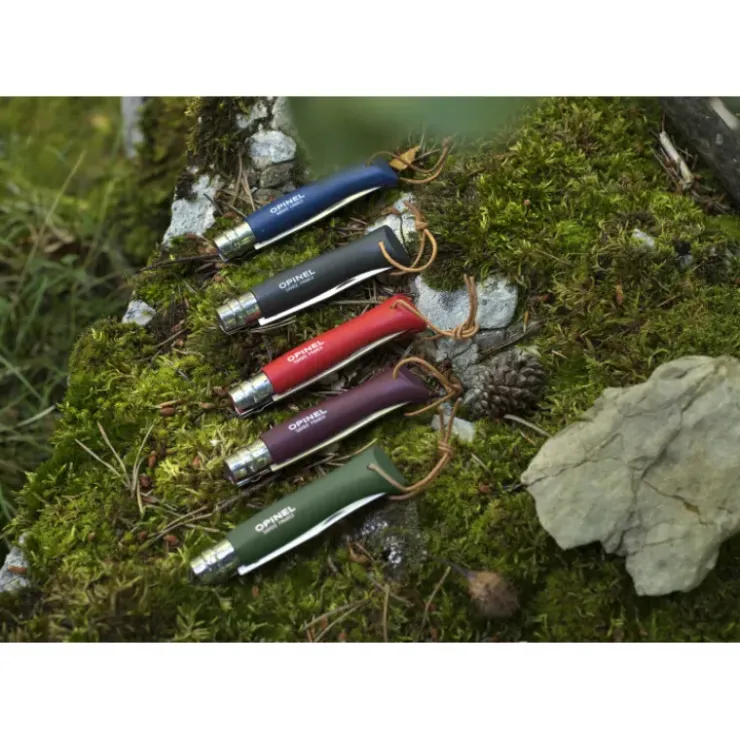 OPINEL Couteau N°8 Baroudeur Kaki Colorama Discount