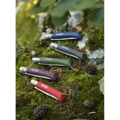 OPINEL Couteau N°8 Baroudeur Rouge Colorama Hot