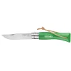 OPINEL Couteau N°7 Baroudeur Vert Prairie Colorama Discount
