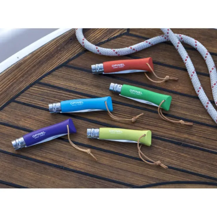 OPINEL Couteau N°7 Baroudeur Vert Prairie Colorama Discount