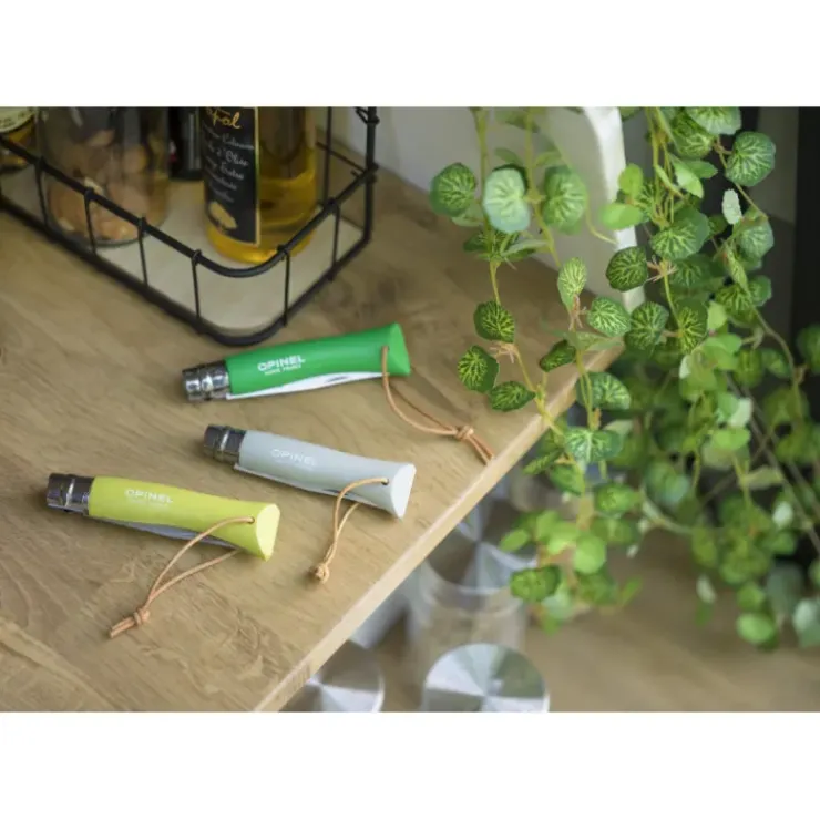OPINEL Couteau N°7 Baroudeur Vert Prairie Colorama Discount