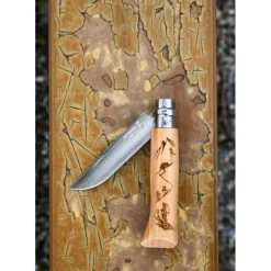 OPINEL Couteau N°8 Gravure Randonnée Sport Clearance
