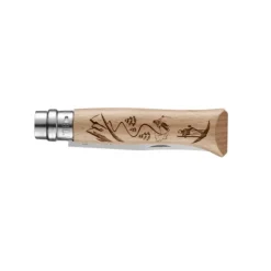 OPINEL Couteau N°8 Gravure Ski Sport Clearance