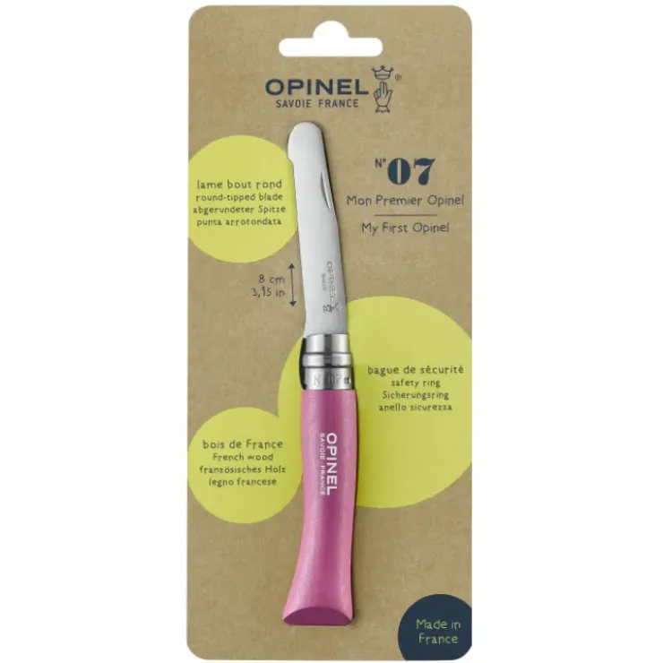 OPINEL Couteau pour Enfant N°7 Fuchsia Mon Premier