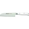 ARCOS Couteau Santoku alvéolé 14 cm RIVIERA blanc Discount