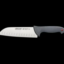 ARCOS Couteau Santoku Rouge 18 cm COLOUR PROF Outlet