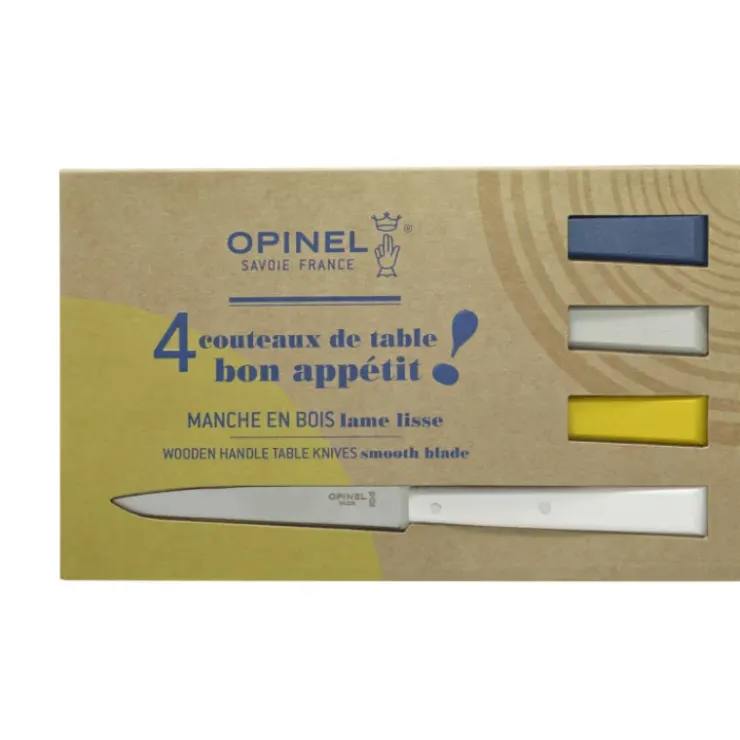 OPINEL Couteaux de Table (x4) Céleste Bon Appétit ! Clearance