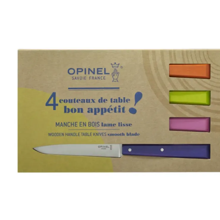 OPINEL Couteaux de Table (x4) Pop Bon Appétit ! Best