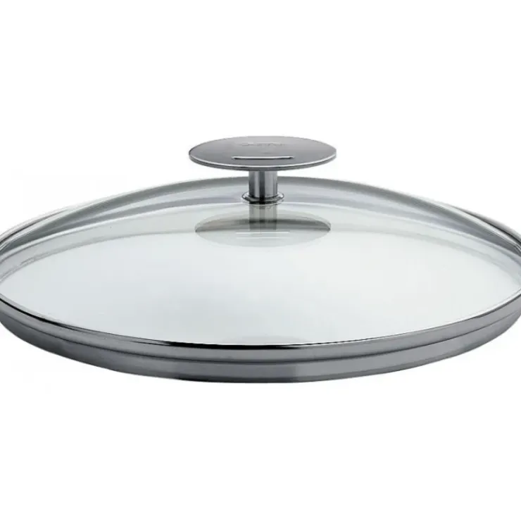 CRISTEL Couvercle en Verre bombé Platine Ø 30 cm Best