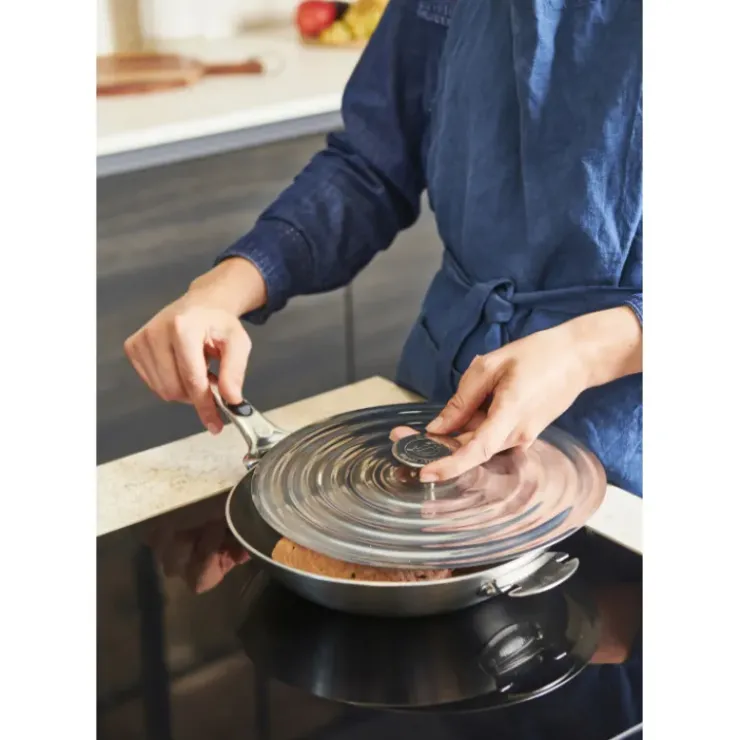 DE BUYER Couvercle Inox Universel Ø 26-28 cm New