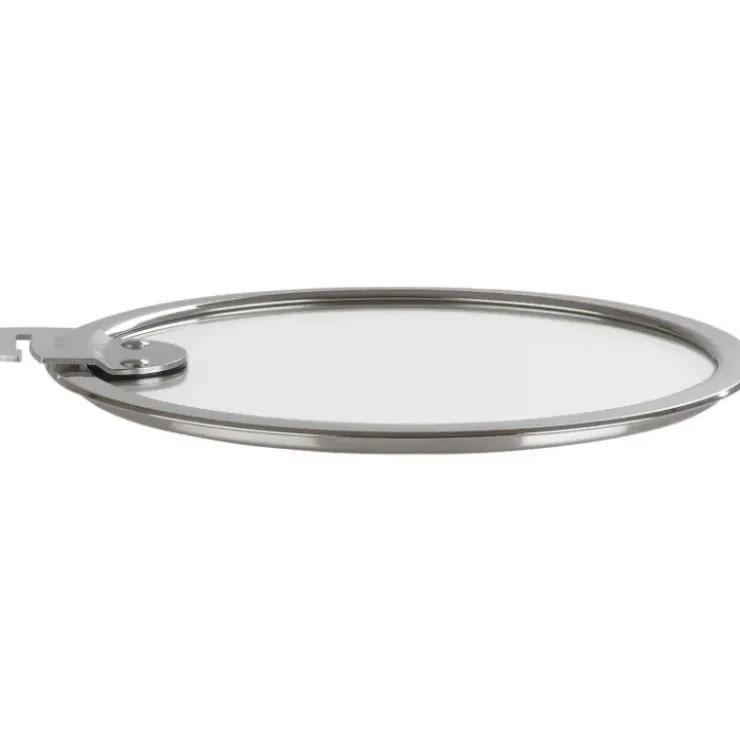 CRISTEL Couvercle Plat en Verre Trempé 22 cm Strate Amovible Hot