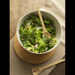 PEBBLY Couverts à Salade en Bambou 27 cm Sale