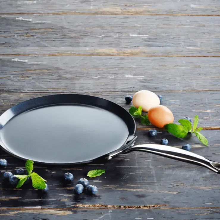 GREENPAN Crêpière en Céramique Ø 24 cm, collection BARCELONA PRO Hot