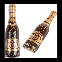 FLORENSUC Décor en Chocolat Bouteille de Champagne 5,3 x 1,5 cm (x 144) New