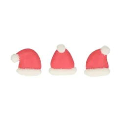 FUNCAKES Décor en Sucre Bonnet de Père Noël (x8) Best