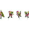 CUISINEADDICT Décor Pères Noël musiciens 4 modèles assortis x48 Outlet