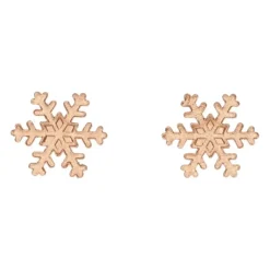 FUNCAKES Décoration Gâteau Flocon de Neige Doré en Pâte à Sucre (x12) Discount