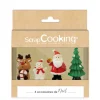 SCRAPCOOKING Décoration pour Gâteau Noël (x4) Outlet
