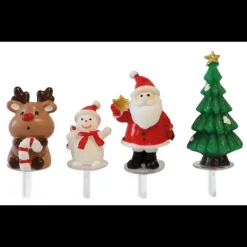SCRAPCOOKING Décoration pour Gâteau Noël (x4) Outlet