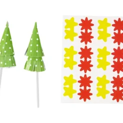 WILTON Décorations Sapins de Noël sur Piques (x12) Clearance