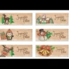CUISINEADDICT Décors Azyme Rectangle Joyeuses Fêtes 8,5 x 3,3 cm (x24) Sale