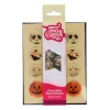 FUNCAKES Décors Chocolat Blanc 4 Motifs Halloween (x12) New