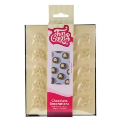 FUNCAKES Décors Chocolat Blanc Fantôme (x20) Hot